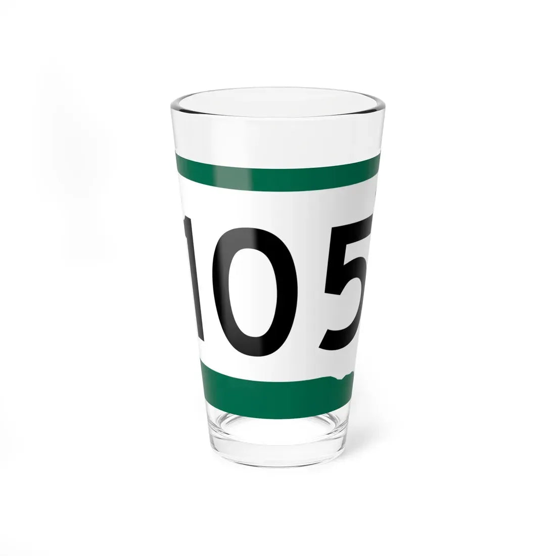 SD 105 (South Dakota) (Road Sign) Pint Glass 16oz 16oz - Go Mug Yourself