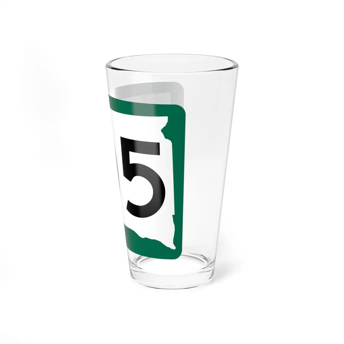 SD 105 (South Dakota) (Road Sign) Pint Glass 16oz - Go Mug Yourself