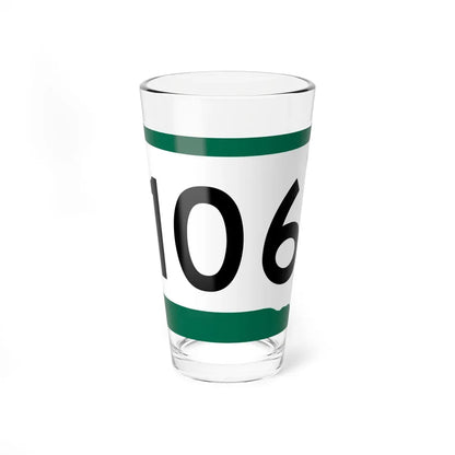 SD 106 (South Dakota) (Road Sign) Pint Glass 16oz 16oz - Go Mug Yourself