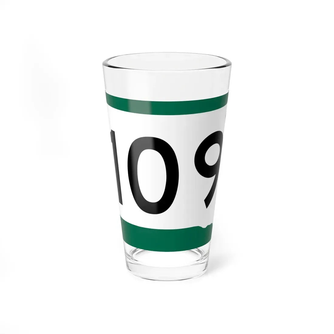 SD 109 (South Dakota) (Road Sign) Pint Glass 16oz 16oz - Go Mug Yourself