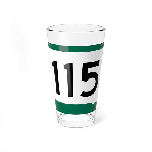 SD 115 (South Dakota) (Road Sign) Pint Glass 16oz 16oz - Go Mug Yourself