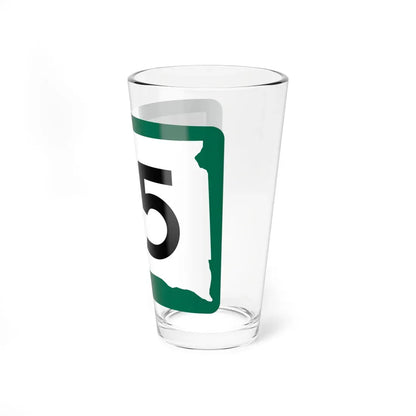 SD 115 (South Dakota) (Road Sign) Pint Glass 16oz - Go Mug Yourself