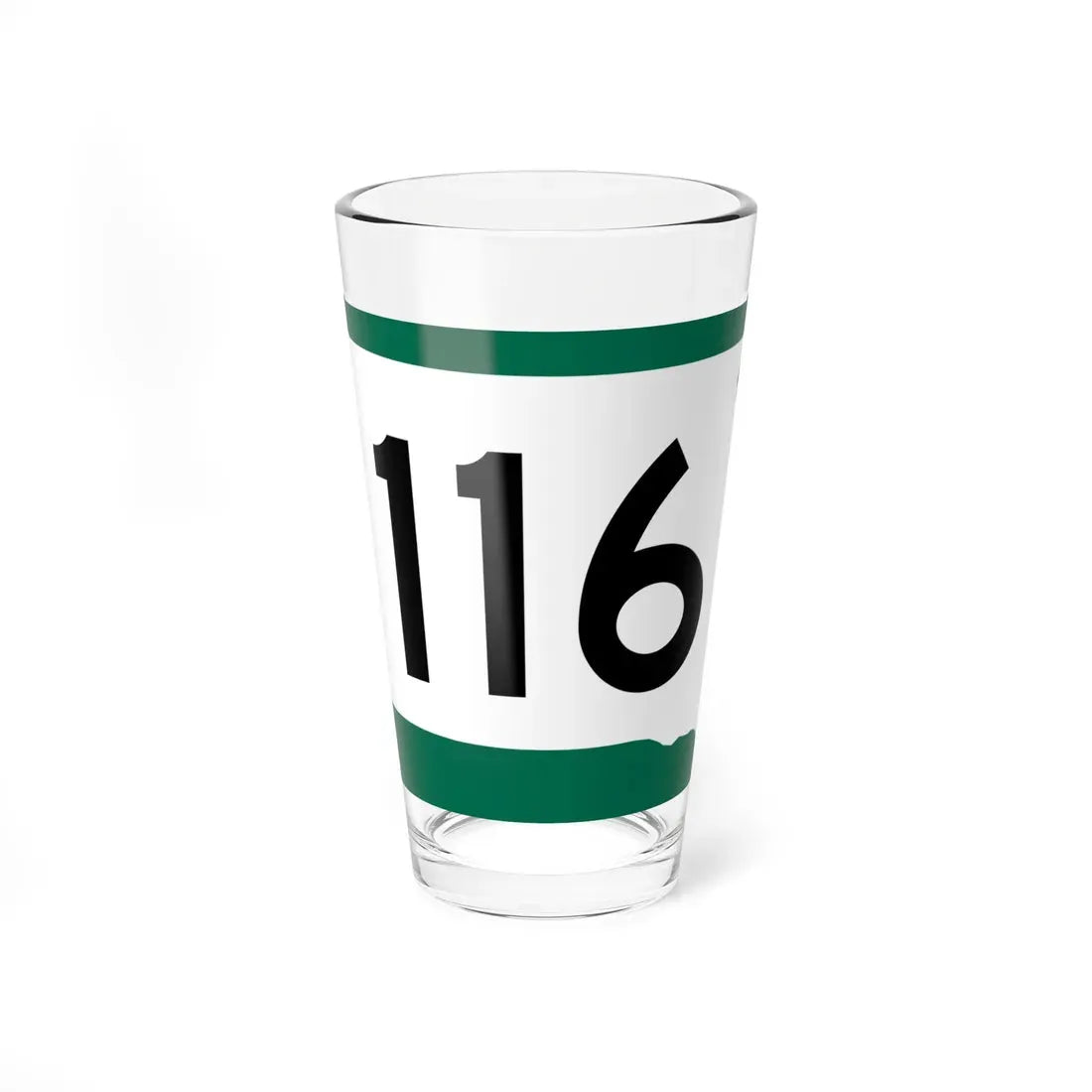 SD 116 (South Dakota) (Road Sign) Pint Glass 16oz 16oz - Go Mug Yourself