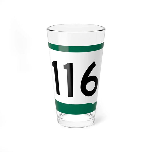 SD 116 (South Dakota) (Road Sign) Pint Glass 16oz 16oz - Go Mug Yourself