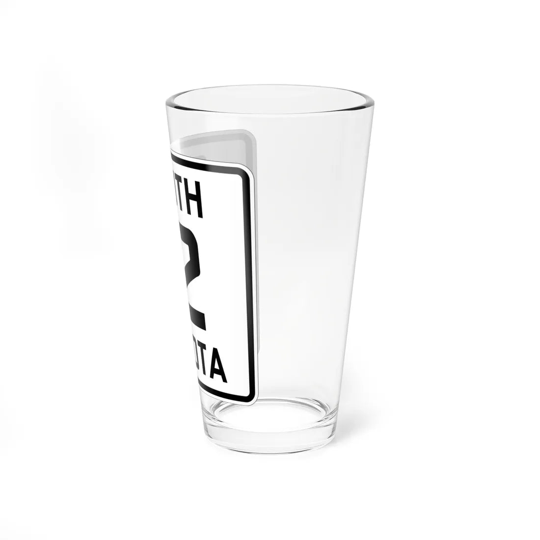 SD 12 1926 (South Dakota) (Road Sign) Pint Glss 16oz - Go Mug Yourself