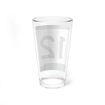 SD 12 (South Dakota) (Road Sign) Pint Glass 16oz - Go Mug Yourself