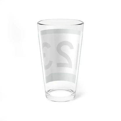 SD 123 (South Dakota) (Road Sign) Pint Glass 16oz - Go Mug Yourself