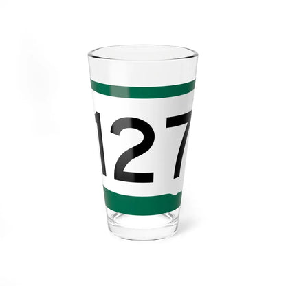 SD 127 (South Dakota) (Road Sign) Pint Glass 16oz 16oz - Go Mug Yourself