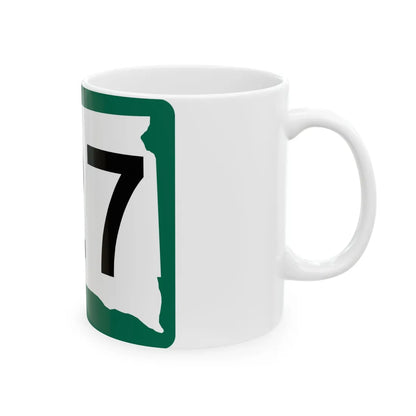 SD 127 (South Dakota) (Road Sign) White Coffee Mug - Go Mug Yourself