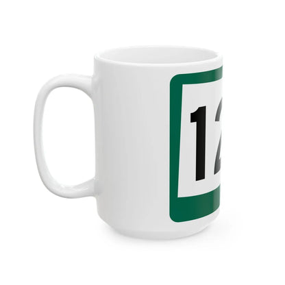 SD 127 (South Dakota) (Road Sign) White Coffee Mug - Go Mug Yourself