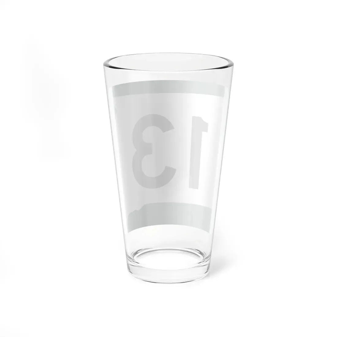 SD 13 (South Dakota) (Road Sign) Pint Glass 16oz - Go Mug Yourself