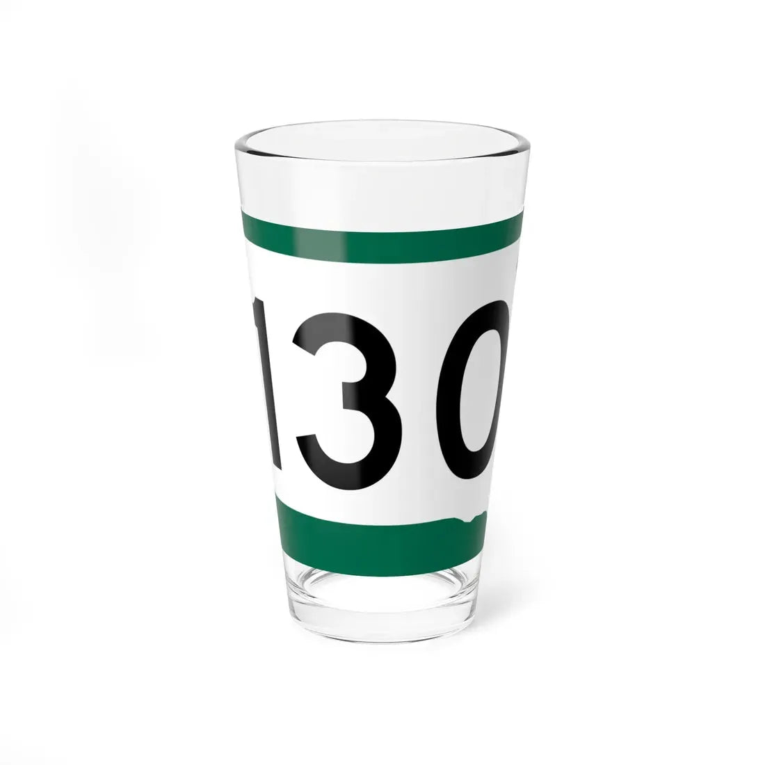 SD 130 (South Dakota) (Road Sign) Pint Glass 16oz 16oz - Go Mug Yourself
