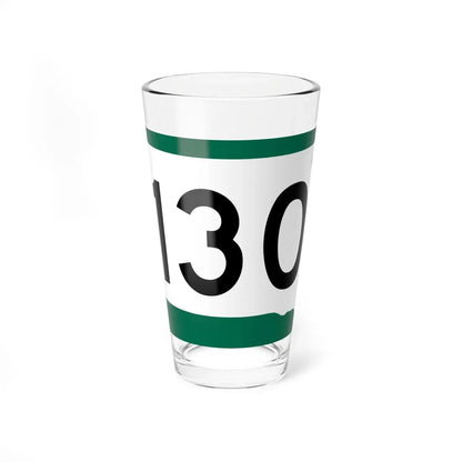 SD 130 (South Dakota) (Road Sign) Pint Glass 16oz 16oz - Go Mug Yourself