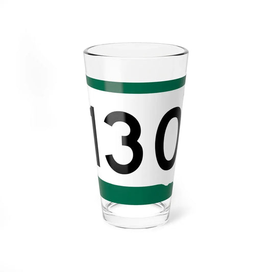 SD 130 (South Dakota) (Road Sign) Pint Glass 16oz 16oz - Go Mug Yourself