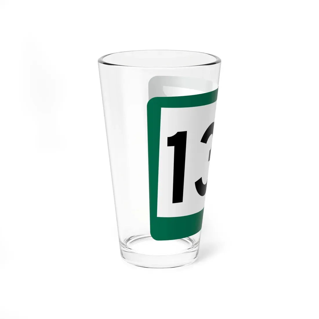 SD 130 (South Dakota) (Road Sign) Pint Glass 16oz - Go Mug Yourself
