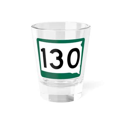 SD 130 (South Dakota) (Road Sign) Shot Glass 1.5oz 1.5oz - Go Mug Yourself