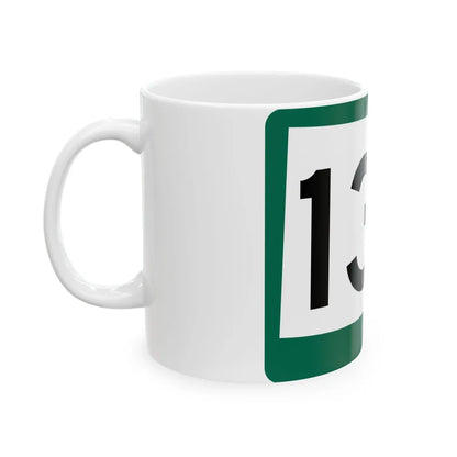 SD 134 (South Dakota) (Road Sign) White Coffee Mug - Go Mug Yourself