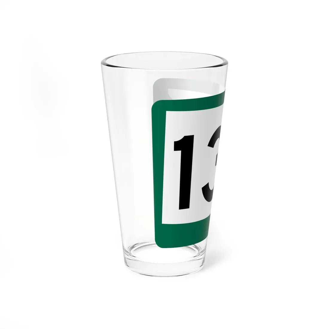 SD 136 (South Dakota) (Road Sign) Pint Glass 16oz - Go Mug Yourself