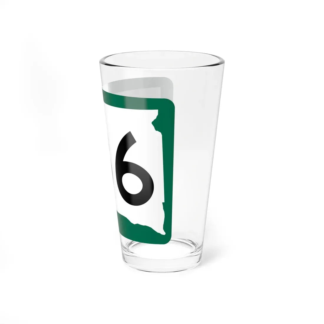 SD 136 (South Dakota) (Road Sign) Pint Glass 16oz - Go Mug Yourself