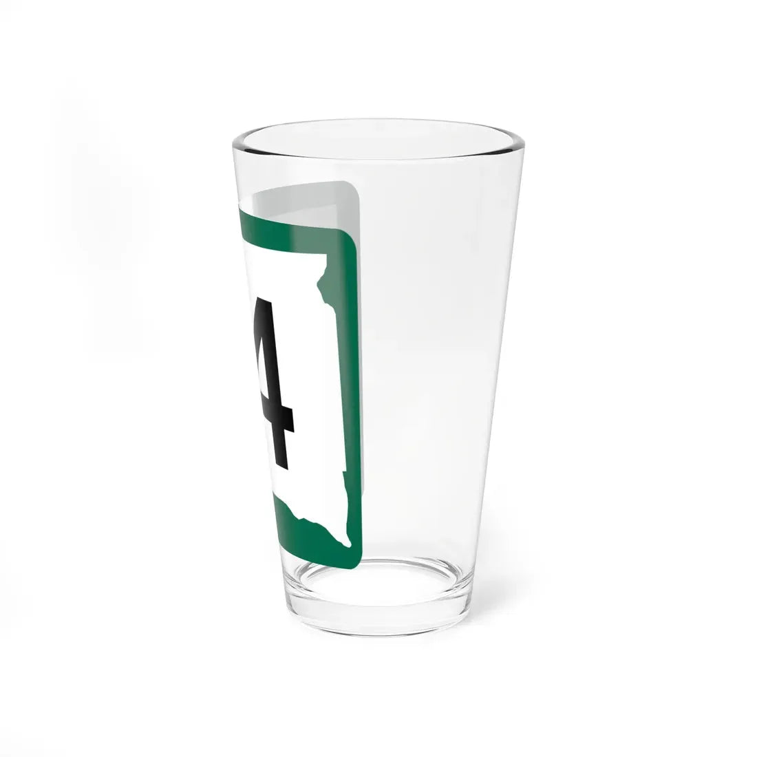 SD 14 (South Dakota) (Road Sign) Pint Glass 16oz - Go Mug Yourself