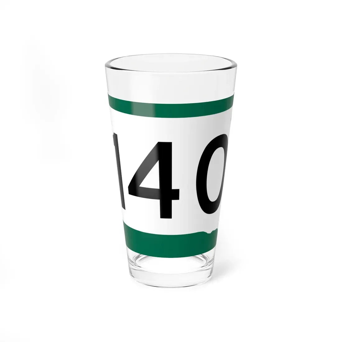 SD 140 (South Dakota) (Road Sign) Pint Glass 16oz 16oz - Go Mug Yourself