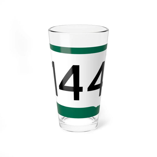 SD 144 (South Dakota) (Road Sign) Pint Glss 16oz 16oz - Go Mug Yourself