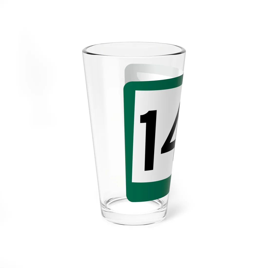 SD 144 (South Dakota) (Road Sign) Pint Glss 16oz - Go Mug Yourself