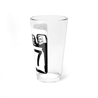 SD 147 1960 (South Dakota) (Road Sign) Pint Glass 16oz - Go Mug Yourself