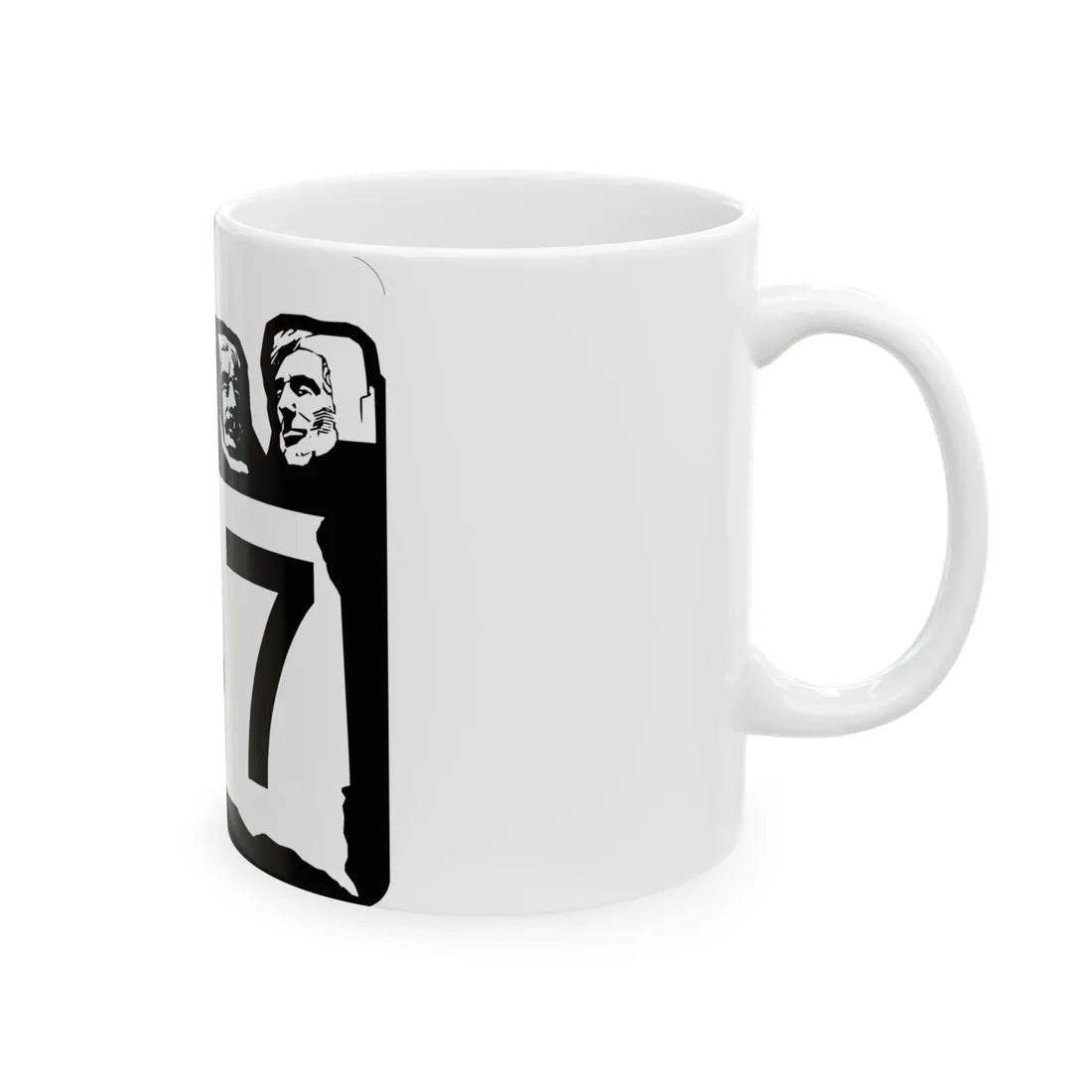 SD 147 1960 (South Dakota) (Road Sign) White Coffee Mug - Go Mug Yourself
