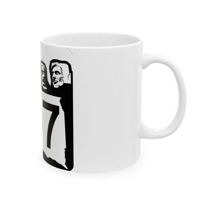 SD 147 1960 (South Dakota) (Road Sign) White Coffee Mug - Go Mug Yourself