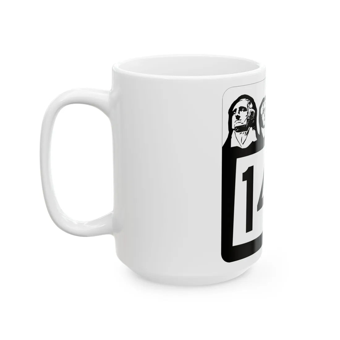 SD 147 1960 (South Dakota) (Road Sign) White Coffee Mug - Go Mug Yourself