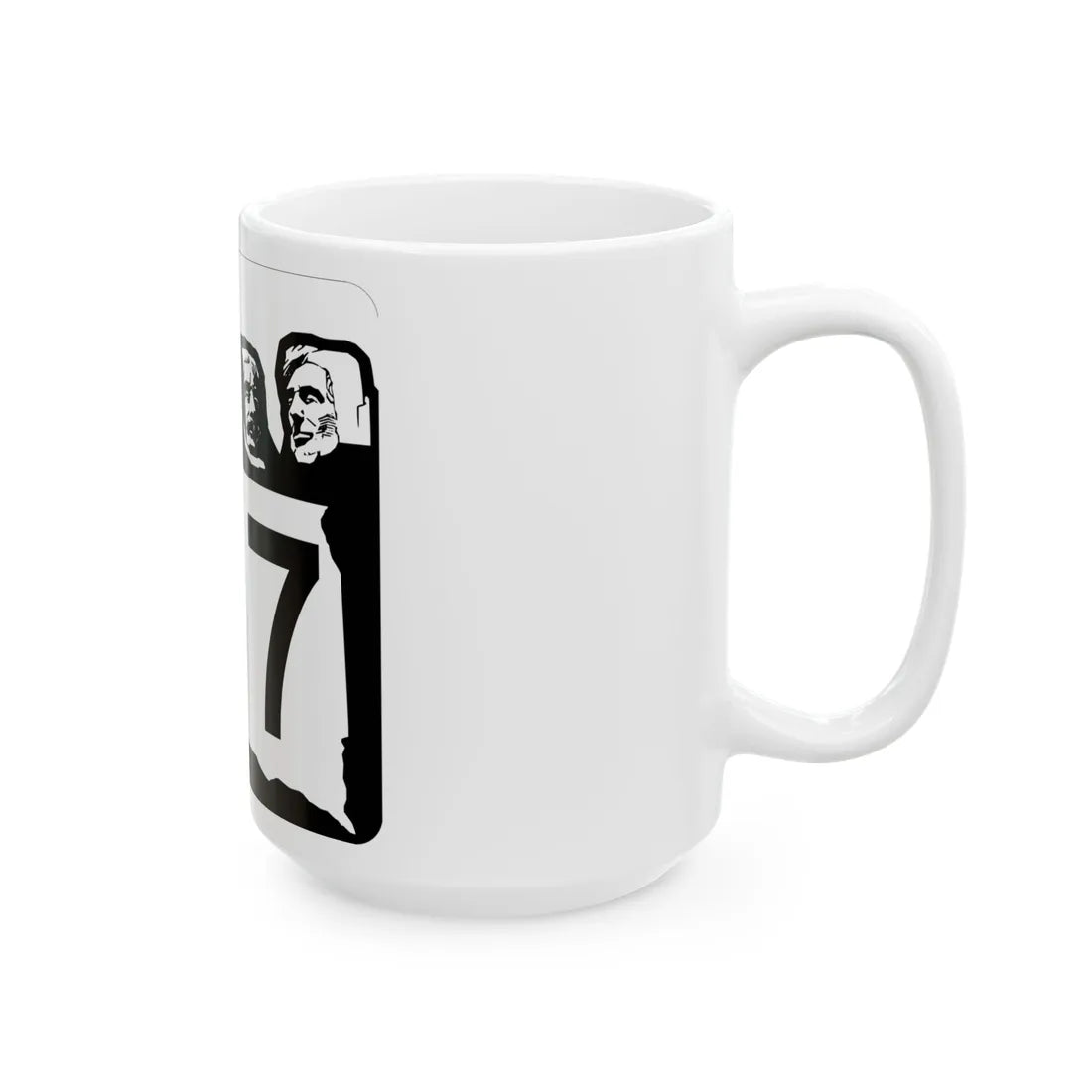 SD 147 1960 (South Dakota) (Road Sign) White Coffee Mug - Go Mug Yourself