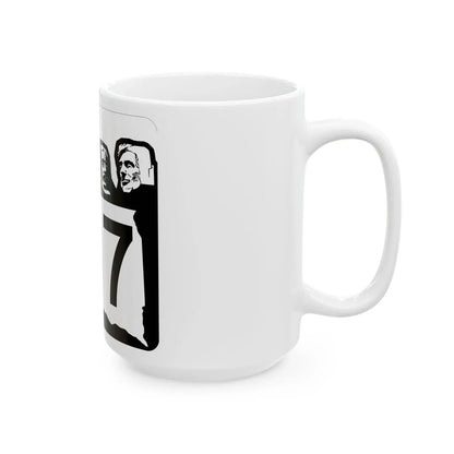 SD 147 1960 (South Dakota) (Road Sign) White Coffee Mug - Go Mug Yourself