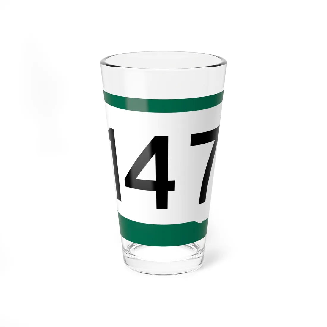 SD 147 (South Dakota) (Road Sign) Pint Glass 16oz 16oz - Go Mug Yourself