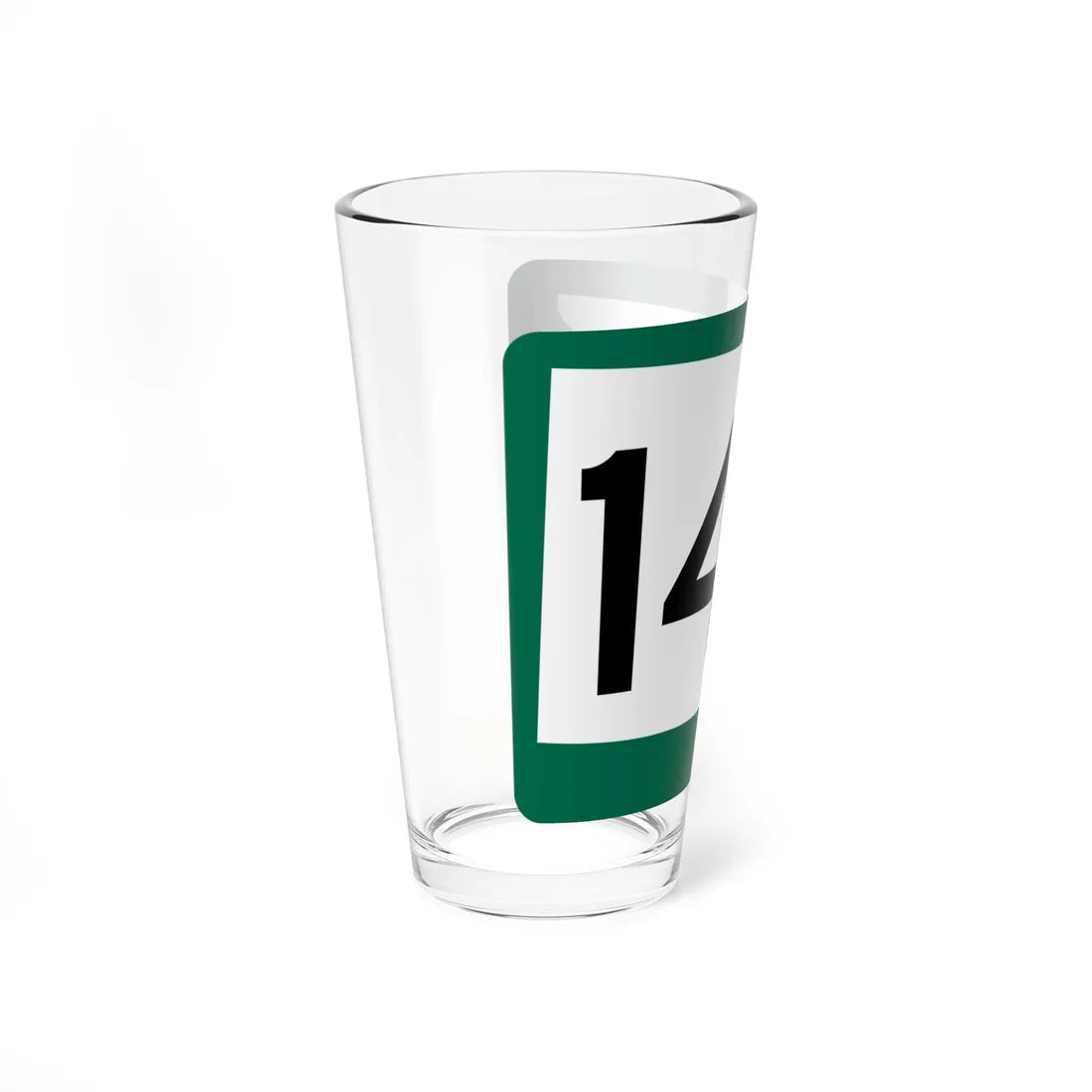 SD 147 (South Dakota) (Road Sign) Pint Glass 16oz - Go Mug Yourself