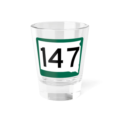 SD 147 (South Dakota) (Road Sign) Shot Glass 1.5oz 1.5oz - Go Mug Yourself
