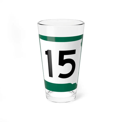 SD 15 (South Dakota) (Road Sign) Pint Glass 16oz 16oz - Go Mug Yourself