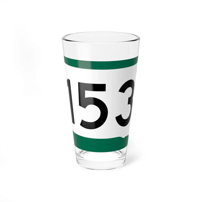 SD 153 (South Dakota) (Road Sign) Pint Glass 16oz 16oz - Go Mug Yourself