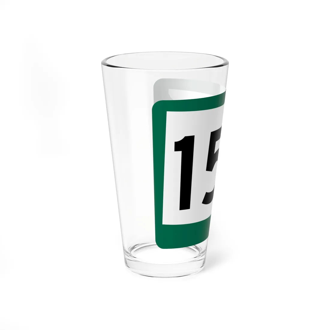 SD 153 (South Dakota) (Road Sign) Pint Glass 16oz - Go Mug Yourself