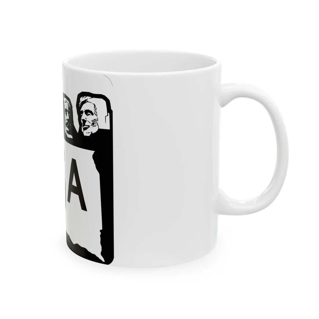 SD 15A 1960 (South Dakota) (Road Sign) White Coffee Mug - Go Mug Yourself