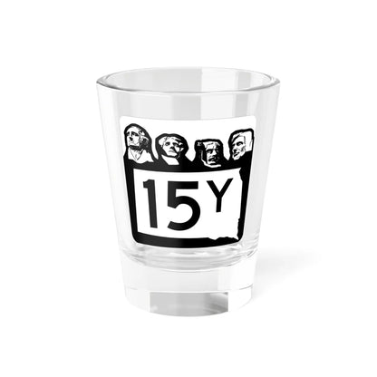 SD 15Y 1960 (South Dakota) (Road Sign) Shot Glass 1.5oz 1.5oz - Go Mug Yourself