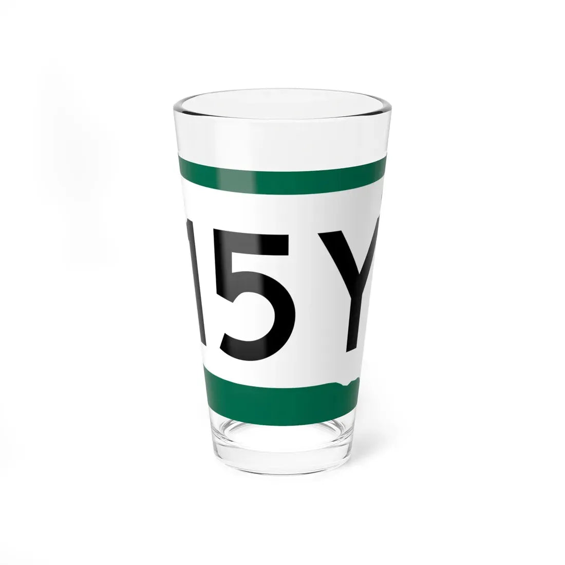 SD 15Y (South Dakota) (Road Sign) Pint Glass 16oz 16oz - Go Mug Yourself