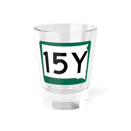 SD 15Y (South Dakota) (Road Sign) Shot Glass 1.5oz 1.5oz - Go Mug Yourself