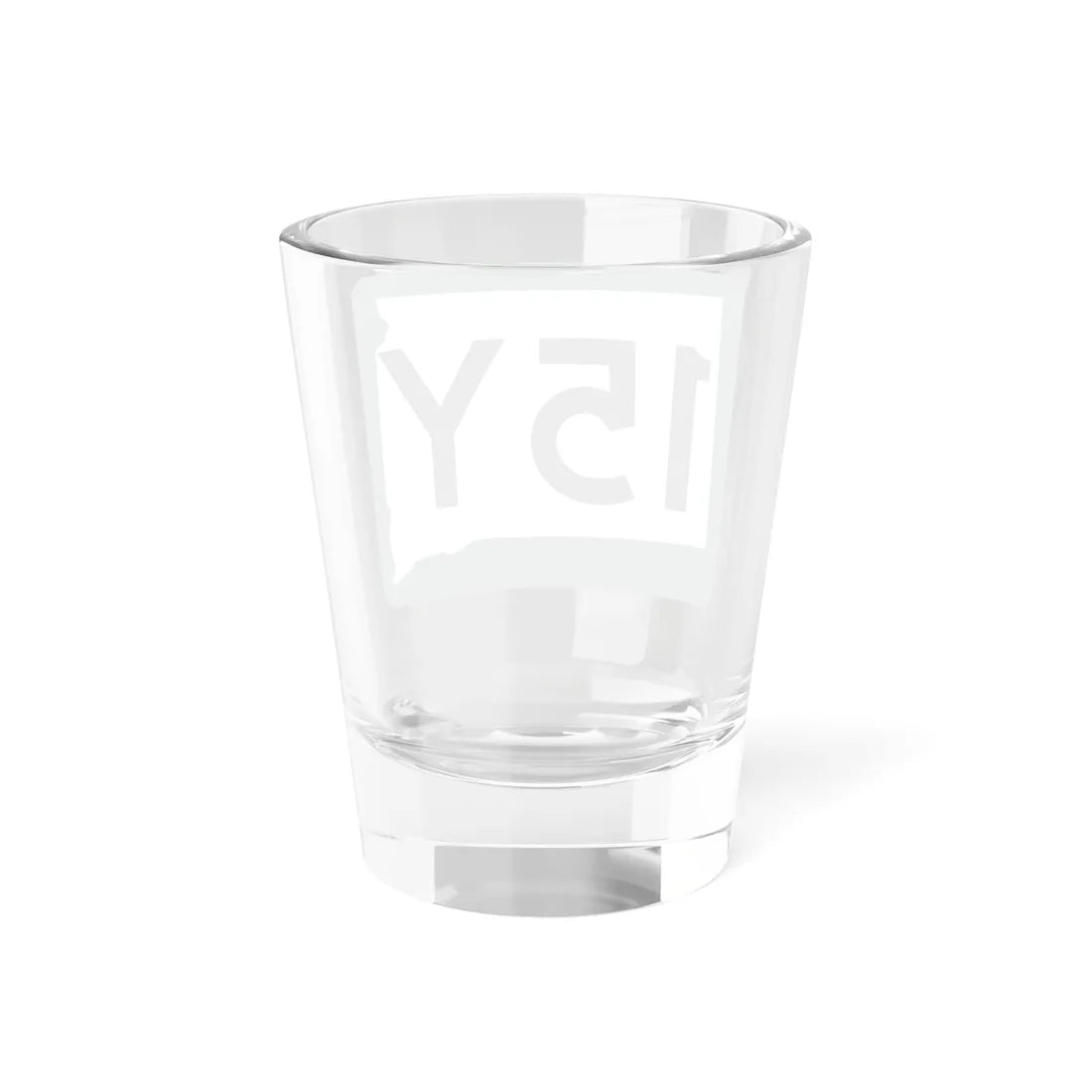 SD 15Y (South Dakota) (Road Sign) Shot Glass 1.5oz - Go Mug Yourself