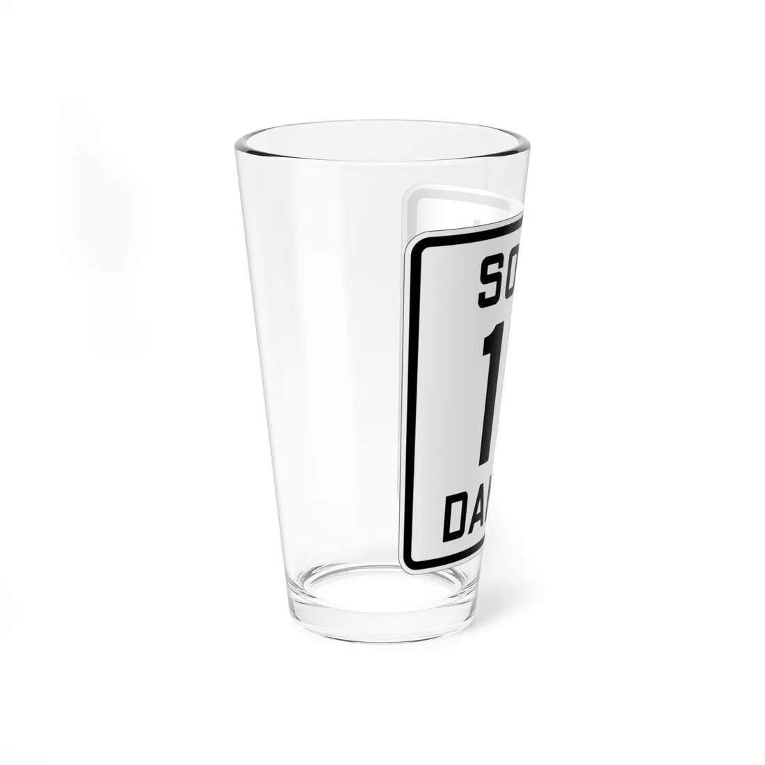 SD 16 1926 (South Dakota) (Road Sign) Pint Glss 16oz - Go Mug Yourself