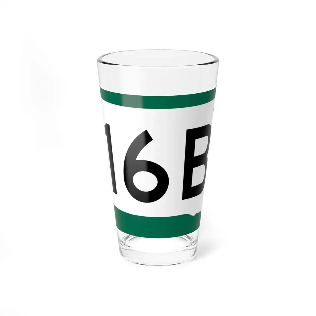 SD 16B (South Dakota) (Road Sign) Pint Glass 16oz 16oz - Go Mug Yourself