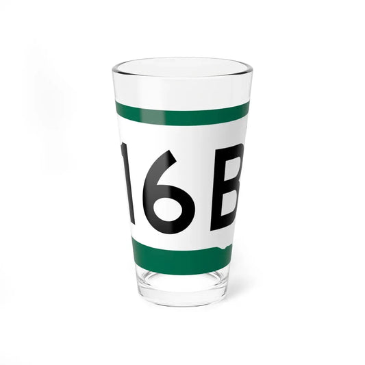 SD 16B (South Dakota) (Road Sign) Pint Glass 16oz 16oz - Go Mug Yourself