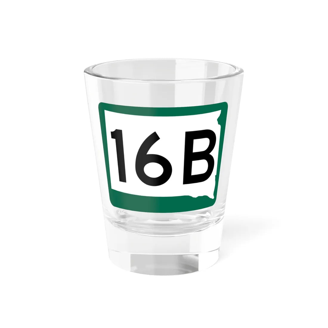 SD 16B (South Dakota) (Road Sign) Shot Glass 1.5oz 1.5oz - Go Mug Yourself