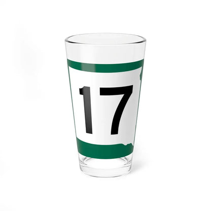 SD 17 (South Dakota) (Road Sign) Pint Glass 16oz 16oz - Go Mug Yourself
