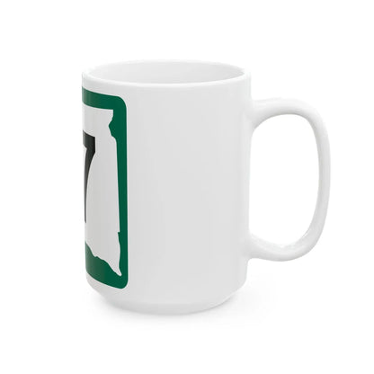 SD 17 (South Dakota) (Road Sign) White Coffee Mug - Go Mug Yourself